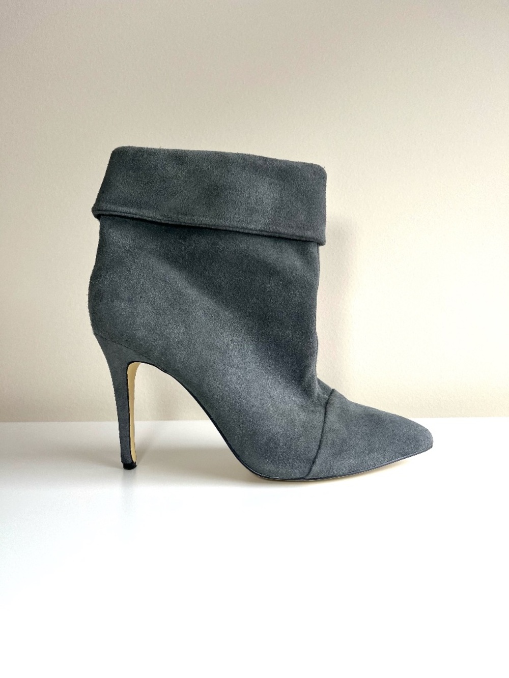 Steve Madden Pilar Ankle Boots Leather Suede Heels Women's 10M